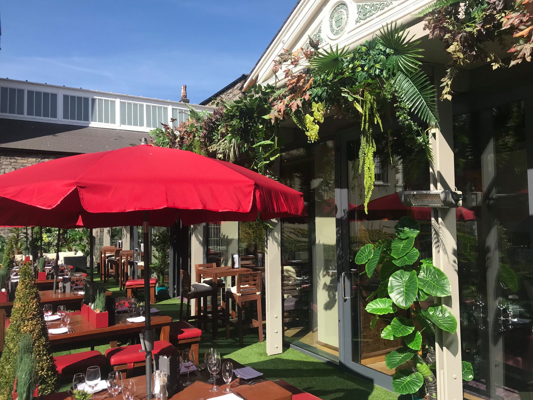 Summer At Fire Restaurant Dublin Mansion House